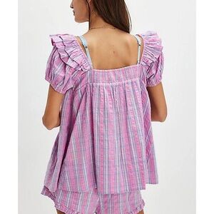 IN SEARCH OF SIZE L or Xl Free People maggie mae yarn dye set pink